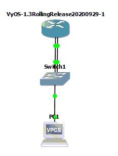 20201210 - POC Network - VyOS Only Router